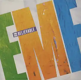 Обложка сингла EMF «Unbelievable» (1990)