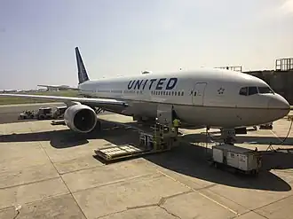 Пострадавший самолёт за 3 года и 11 месяцев до инцидента