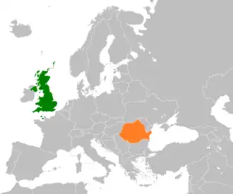 Великобритания и Румыния