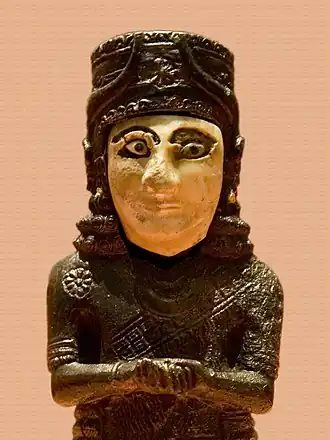 Фрагмент бронзового трона урартских царей