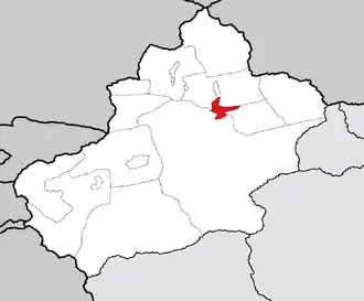 Урумчи на карте