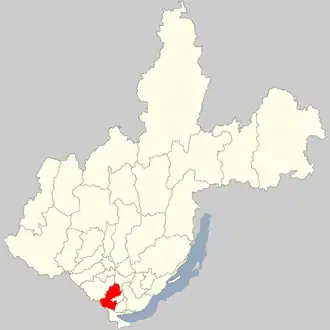 Усольский районУсольское районное муниципальное образование на карте