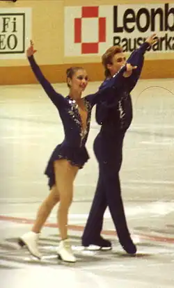 Майя Усова и Александр Жулин в 1989 году