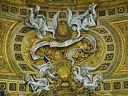 Картуш. Свод церкви Иль-Джезу в Риме. 1672—1679