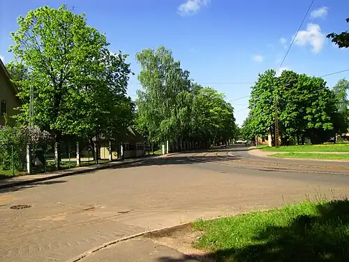 Дальняя часть бульвара