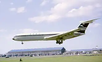 BOAC Vickers VC10 (прототип, рег. номер G-ARTA)
