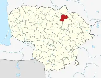 Вабальнинкский район на карте