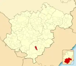 Расположение муниципалитета на карте провинции