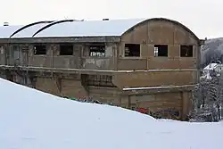 Накопитель. Наружное здание рудника.