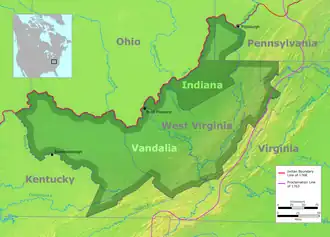 Район войны Данмора.