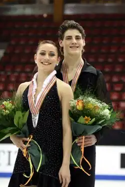 Крон и Пуарье на награждениичемпионата мира среди юниоров (2008)