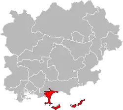 Йер на карте