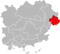 Сен-Рафаэль на карте