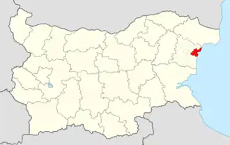 Община Варна на карте