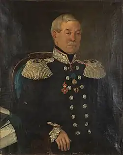 портрет работы неизвестного художника, 1858