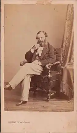 Василий Матвеевич Лазаревский в Париже. Фото 1863 г.