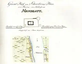 Схема расположения замка Нейшлос