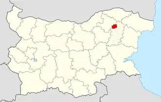 Община Венец на карте