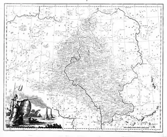 Вятское наместничество на карте