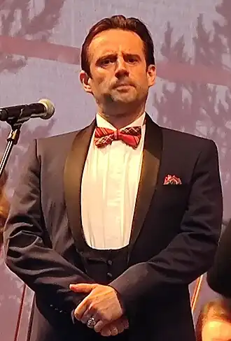 Виктор Коротич  на сцене фестиваля Ruskeala Symphony (2023)