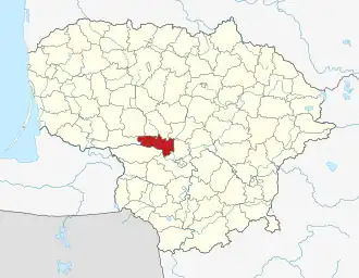 Вилькийский район на карте