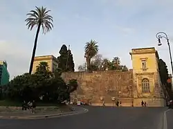 Вилла Альдобрандини. Фасад по Ларго Маньянаполи