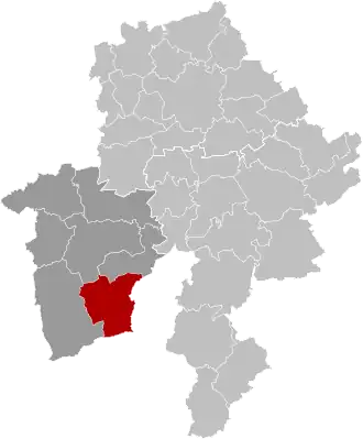 Вируанваль на карте