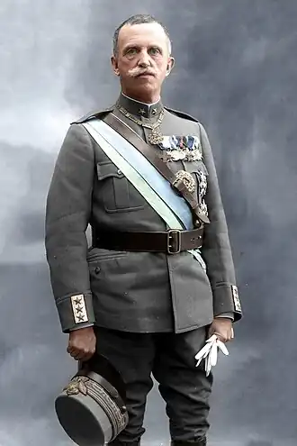 Официальный портрет короля Италии Виктора Эммануила III, 1918 год