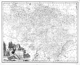 Владимирское наместничество на карте