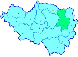 Вязниковский уезд на карте