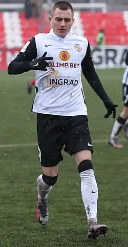 Адаев в составе московского «Торпедо» в 2021 г.