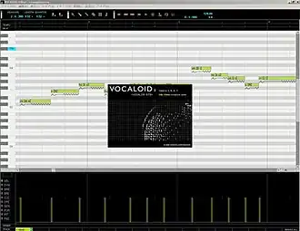 Скриншот программы Vocaloid