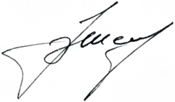 Изображение автографа