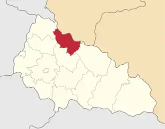 Воловецкий район на карте