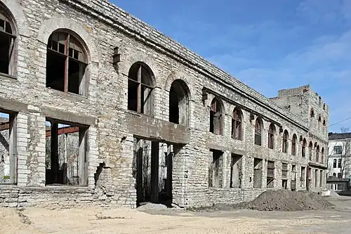 Руины литейного цеха