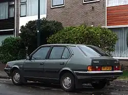 Volvo 360 после рестайлинга 1985 года, вид сзади