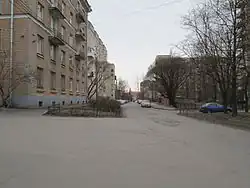 Вид в сторону проспекта Тореза