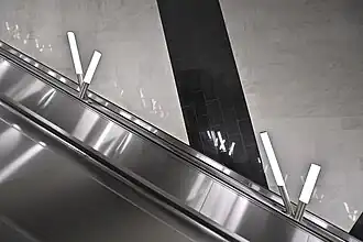 Эскалаторы, вид вбок