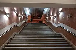 Лестница с платформы