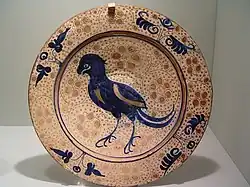 Тарель. Валенсия. 1430-1450. Фаянс, роспись, люстр. Частное собрание