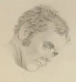 Александр Пирс. Фрагмент рисунка Томаса Бока