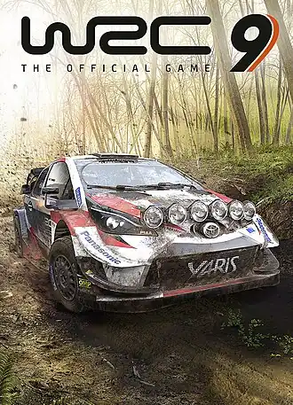 Обложка игры с изображением Toyota Yaris WRC