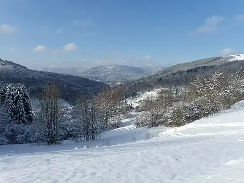 Вальдерсбак под снегом