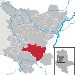 Ванцлебен-Бёрде на карте района