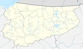 Ольштын на карте