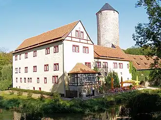 Вид графской резиденции с юго-западной стоороны