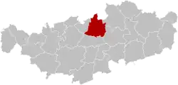 Расположение муниципалитета на карте провинции