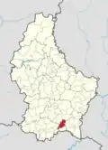 Расположение коммуны на карте Люксембурга