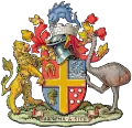 Coat of arms of Wellington, capital of New Zealand