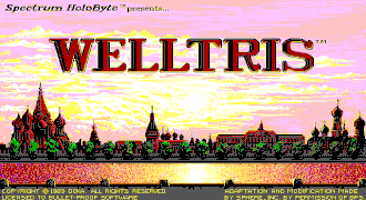 Заставка игры для MS-DOS